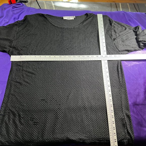 πUnico Lusso Waffle Pattern 3/4 Sleeves long Top - Picture 5 of 11